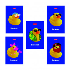 Блокнот А7 48л.кл.склейка,бум.обл.Hatber, 