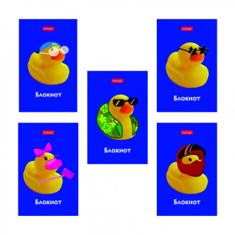 Блокнот А7 48л.кл.склейка,бум.обл.Hatber, 