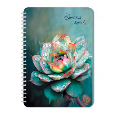 Книжка записная А5, 40л, клетка, гребень, мягкая обложка, КТС, 