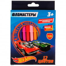 Фломастеры УМка Hot Wheels 12 цветов FRK12-67353-HW