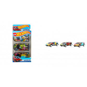 Машина металл Хот Вилс hot wheels набор СПОРТКАР 7 см, 3 шт, в ассорт, кор. 2404C0434-R   