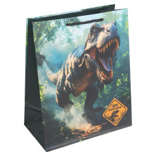 Пакет подарочный МАТОВЫЙ l,динозавр,140 гр/м2 ЧУДО ПРАЗДНИК PL-130541-JP   