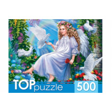TOPpuzzle. ПАЗЛЫ 500 элементов. ХТП500-4239 АНГЕЛОК В САДУ