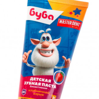 Зубная паста БУБА клубничный взрыв, 65 г MASTER DENT 117328-BU 382141    