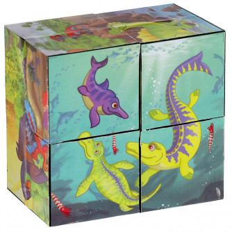 Набор кубиков Играем вместе Динозавры 01318-DINO