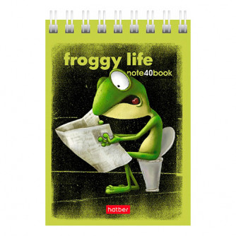 Блокнот А7 Лягух Кир 40Б7В1гр