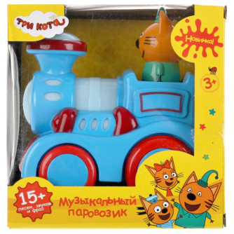 Музыкальная игрушка УМка паровозик Три кота B1895208-R