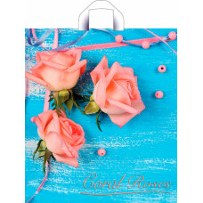 Пакет полиэтиленовый Коралловые розы н00083908