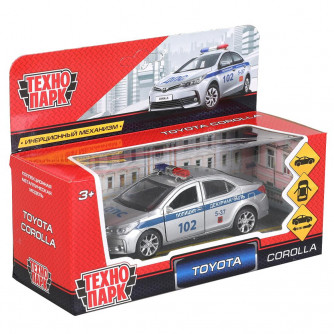 Металлическая машинка Технопарк Toyota Corolla Полиция COROLLA-P