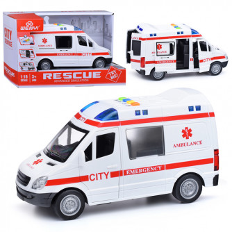 Машинка на батарейках Скорая помощь WY590E