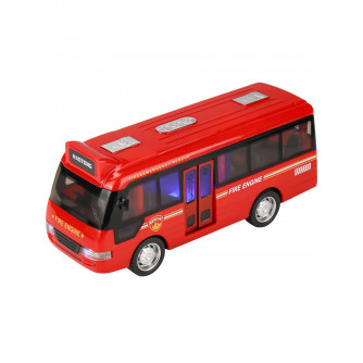 Автобус 15,2х5,7х6,7см (свет и звук, открывающиеся двери)(Арт. И-9436)