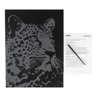 Скретчинг Животные Красивый леопард Гр-760