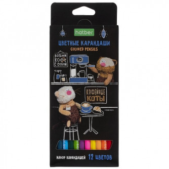 Цв.каранд.12цв. Hatber ECO 