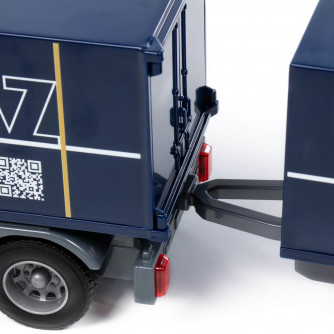KAMAZ, автомобиль-фургон с прицепом инерционный (со светом и звуком) (в коробке) 07811