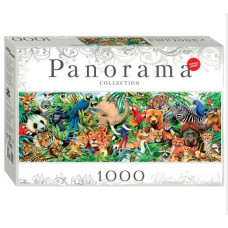 Пазл 1000 Мир животных Панорама 79402 Степ /9/   