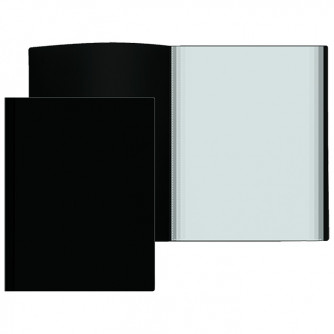 Папка с 10 вкладышами А4 Attomex Eco, 500мкм, черная 3100411   