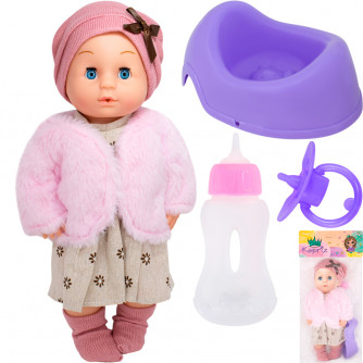 Пупс Miss Kapriz MK30K-A 30 см. с аксесс. в пак. FCJ1465336    Пупс Miss Kapriz MK30K-A 30 см. с аксесс. в пак. FCJ1465336