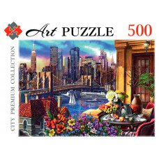 Artpuzzle. ПАЗЛЫ 500 элементов. НОЧНОЙ МЕГАПОЛИС (Арт. ХК500-0448)