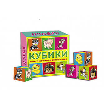 КУБИКИ ПЛАСТИКОВЫЕ 4 шт. МОИ ЛЮБИМЫЕ ЖИВОТНЫЕ (Арт.К04-6854) КУБИКИ ПЛАСТИКОВЫЕ 4 шт. МОИ ЛЮБИМЫЕ ЖИВОТНЫЕ (Арт.К04-6854)