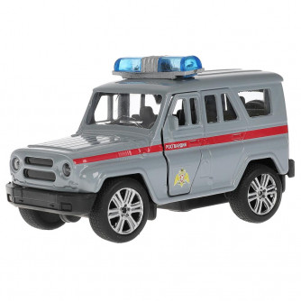 Металлическая машинка Технопарк УАЗ Hunter Росгвардия SB-16-68-ROS-WB
