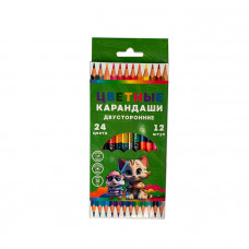 Цв.каранд.24цв. 2N деревян. 