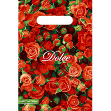 Пакет полиэтиленовый Мелкие красные розы НФ-00000788