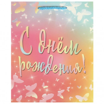 Пакет подарочный глянцевый m, 18*23*10 см ЧУДО ПРАЗДНИК PM-104394-HB5