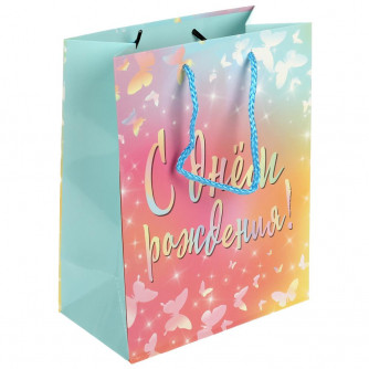 Пакет подарочный глянцевый m, 18*23*10 см ЧУДО ПРАЗДНИК PM-104394-HB5