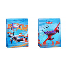 Пакет подарочный бумажный Planes 33х43х10 лам PLAB-UG1-3343-Bg   