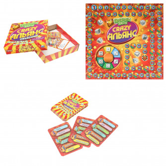 Crazy Альянс. Поединок умов. Настольная игра-квадрат.40 карточек. 250х250х55мм. Умные игры 4630395037006   
