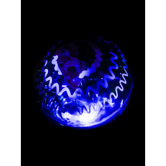 Мяч световой с  верёвкой Новогодний узор ИК-2954