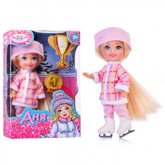 Кукла Анечка 12см, акс., коробке ANNA-W6-BB   