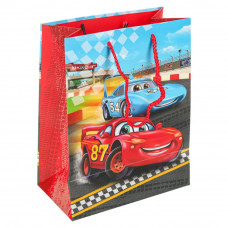Пакет подарочный с аппликацией, машинки, размер l,190 гр/м2 ЧУДО ПРАЗДНИК PAL-113299-CAR  