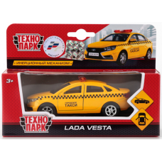 Металлическая машинка Технопарк Lada Vesta такси SB-16-40-T