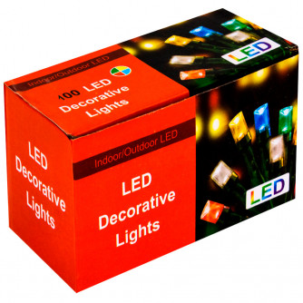 Электрическая гирлянда 100л LED 10м с контроллером 141V-174   