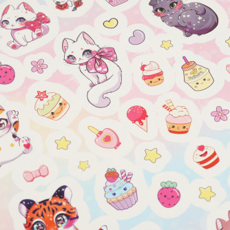 Милые питомцы. 200 наклеек. 200х290 мм. Скрепка. 4 стр. Умка 978-5-506-08969-8   