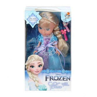Кукла 25 см озвуч, Эльза, свет. амулет, руки и ноги сгиб, акс. 2 шт, в кор No name Y25DD-E-SOUND-25-RU