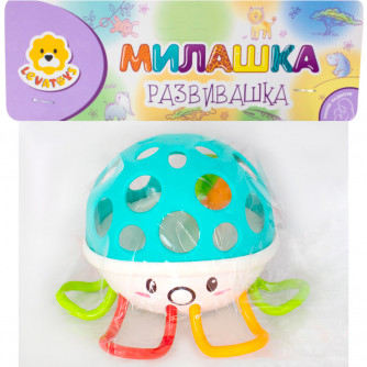 Игрушка развив. Levatoys MKJH101 Осьминожка на бат в пак. FCJ1422467   