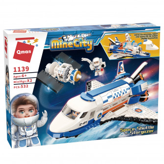Конструктор Qman Космос Звёздный шаттл C1139
