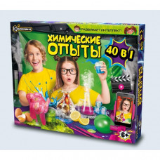 Набор опытов химия, 40-в-1 IQ Эксперимент TG03-EX40-RU   