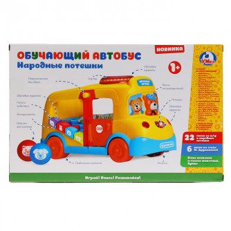 Обучающая игрушка УМка Автобус Народные потешки 1801I210-R