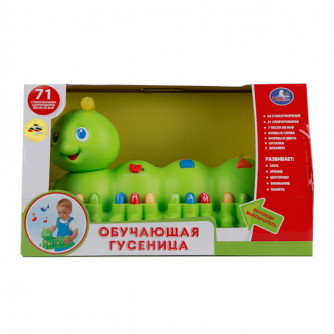 Игрушка УМка Обучающая гусеница B1001480-R Игрушка УМка Обучающая гусеница B1001480-R