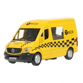 Металлическая машинка Технопарк Mercedes-Benz Sprinter Такси SPRINTERVAN-14TAX-YE