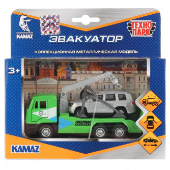 Металлическая машинка Технопарк Камаз эвакуатор SB-17-24-R-WB Металлическая машинка Технопарк Камаз эвакуатор SB-17-24-R-WB