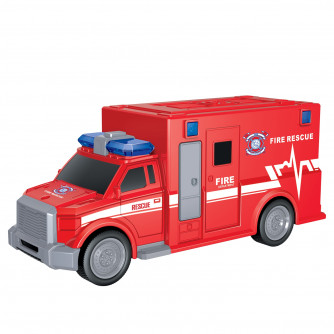 Машинка иерционная Handers Пожарный фургон HAC1608-145