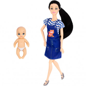 Кукла Miss Kapriz 151MKKKQ Мой малыш с мамой и асесс в кор. FCJ0902102   