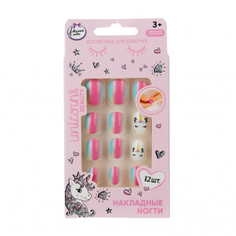 Накладные ногти единорог в коробке МИЛАЯ ЛЕДИ 127660-UNI-ML-WOT    
