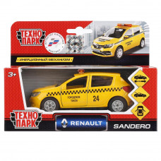 Металлическая машинка Технопарк Renault Sandero Такси SB-17-61-RS(T)-WB