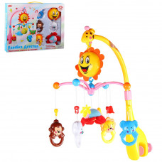 Карусель музыкальная на бат., колыбельные псенки и мелодии, в/к 40*8*50 см JB700791