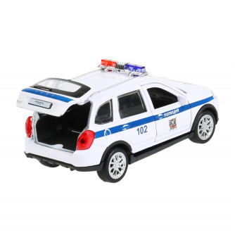 Металлическая машинка Технопарк Lada Granta Cross 2019 Полиция GRANTACRS-12POL-WH